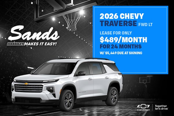 2026 Chevrolet Traverse Lease Special