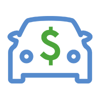 icon-car with dollar sign
